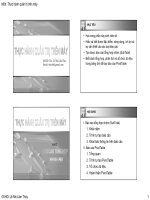 Môn: Thực hành quản trị trên máyMỤC TIÊU• Học xong phần này sinh viên sẽ ppt