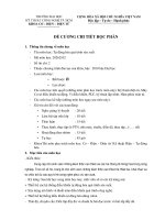 Đề cương môn học tự động hoá quá trình sản xuất pptx