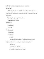 BÀI TẬP VẬN DỤNG ĐỊNH LUẬT JUN – LENXƠ doc