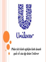 Quản trị kinh doanh quốc tế Unilever ppsx