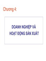 bài giảng kinh tế vi mô chương 4 potx