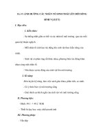 Bài 49.ẢNH HƯỞNG CÁC NHÂN TỐ SINH THÁI LÊN ĐỜI SỐNG SINH VẬT(TT) I. Mục tiêu: pptx