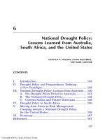 Drought and Water Cruises: Science, Technology, and Management Issues - Chapter 6 ppt