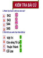 Bài giảng điện tử môn lịch sử: Khởi nghĩa Mai Thúc Loan ppsx