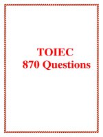 TOIEC - 870 Questions potx