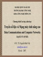 Bài giảng điện tử môn tin học: Truyền số liệu và Mạng máy tính nâng cao doc