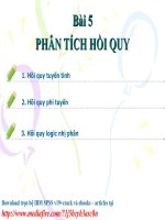 Phân tích hồi quy ppsx