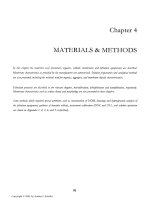 NATURAL ORGANICS REMOVAL USING MEMBRANES - CHAPTER 4 pptx