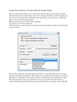 Google Chrome Backup - Sao lưu dữ liệu cho Google Chrome docx