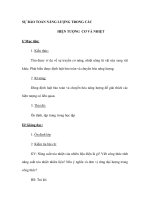 SỰ BẢO TOÀN NĂNG LƯỢNG TRONG CÁC HIỆN TƯỢNG CƠ VÀ NHIỆT doc