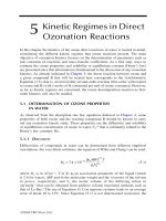 Ozone Reaction Kinetics for Water and Wastewater Systems - Chapter 5 docx