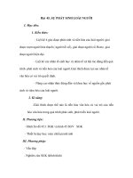 Bài 45. SỰ PHÁT SINH LOÀI NGƯỜI doc