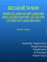 ỨNG DỤNG HỆ THỐNG THÔNG TIN ĐỊA LÝ GIS TRONG QUẢN LÝ VÀ TÍNH TOÁN LƯỚI ĐIỆN PHÂN PHỐI