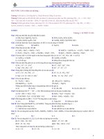 Kiểm tra học kì 1 Hóa 11 M221 Trường THPT Ngô Quyền pptx