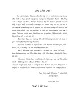 Xác định mối quan hệ giữa bệnh viêm tử cung trên đàn lợn nái với bệnh tiêu chảy ở đàn lợn con tại trang trại Đồng Tâm Xanh- Xã Đồng Tâm- Huyện Mỹ Đức- Hà Nội potx