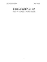 bản cáo bạch năm 2007 công ty cổ phần xi măng sài sơn