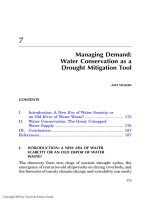 Drought and Water Cruises: Science, Technology, and Management Issues - Chapter 7 ppsx