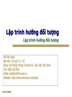 Bài giảng điện tử môn tin học: Kế thừa ppt
