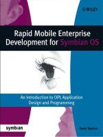 Rapid Mobile Enterprise Development for Symbian OSTEAM LinG-phần 1. pdf