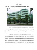 nghiên cứu sự hài lòng của khách hàng đối vói bệnh viện đa khoa hoàn mỹ