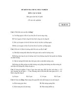 ĐỀ KIỂM TRA CHUNG TRẮC NGHIỆM LÍ 12 (CÓ ĐÁP ÁN)