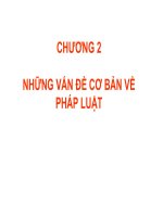 Chương 2: Những vấn đề cơ bản về pháp luật docx