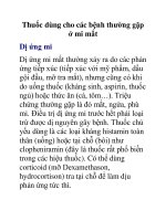 Thuốc dùng cho các bệnh thường gặp ở mi mắt pdf