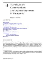 Interactions Between Agroecosystems and Rural Communities - Chapter 8 potx