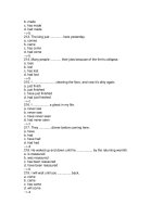 Tuyển tập đề trắc nghiệm anh văn_5 doc