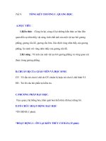 Tiết 9:TỔNG KẾT CHƯƠNG I : QUANG HỌC pptx