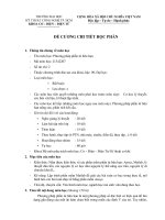 Đề cương môn học phương pháp phân tử hữu hạn pot