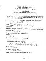 Một số đẳng thức và bất đẳng thức liên quan pps