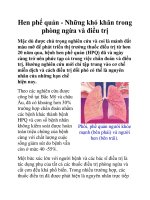 Hen phế quản - Những khó khăn trong phòng ngừa và điều trị doc