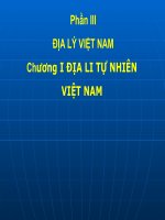 Giáo án điện tử môn Địa Lý: Vị trí địa lý và lãnh thổ docx