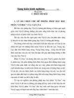 skkn giảng dạy phần cơ học lớp 6