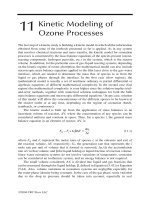 Ozone Reaction Kinetics for Water and Wastewater Systems - Chapter 11 (end) ppt