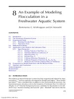 Flocculation In Natural And Engineered Environmental Systems - Chapter 8 docx