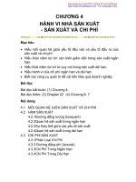Chương 4: Hành vi nhà sản xuất-sản xuất chi phí ppt