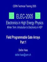 Bài giảng điện tử môn tin học: Field Programmable Gate Arrays doc