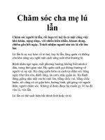 Chăm sóc cha mẹ lú lẫn pdf