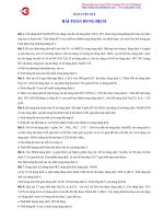 Bài luyện số 8: Bài toán dung dịch ppsx