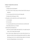 Chương 5: Sự phát triển của sinh vật pps