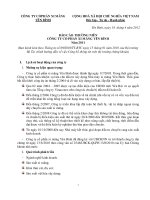 công ty cổ phần xi măng yên bình tỉnh yên bái báo cáo thường niên 2011