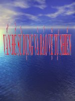 Giáo án điện tử môn Địa lý: Sử dụng và bảo vệ tài nguyên thiên nhiên pps