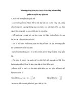 Phương pháp giảng dạy luyện thi đại học và cao đẳng phần di truyền học docx