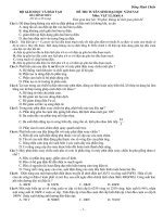 De kiem tra trac nghiem Vat li 12 ppt