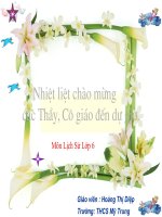 Bài giảng môn lịch sử: bài tập lịch sử pdf