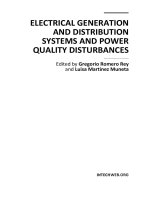 Electrical Generation and Distribution Systems and Power Quality Disturbances Part 1 doc