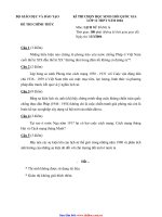 Ì THI CHỌN HỌC SINH GIỎI QUỐC GIA LỚP 12 THPT NĂM 2004 Môn: LỊCH SỬ BẢNG A pot