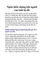 Ngừa biến chứng khi người cao tuổi bị sốt potx